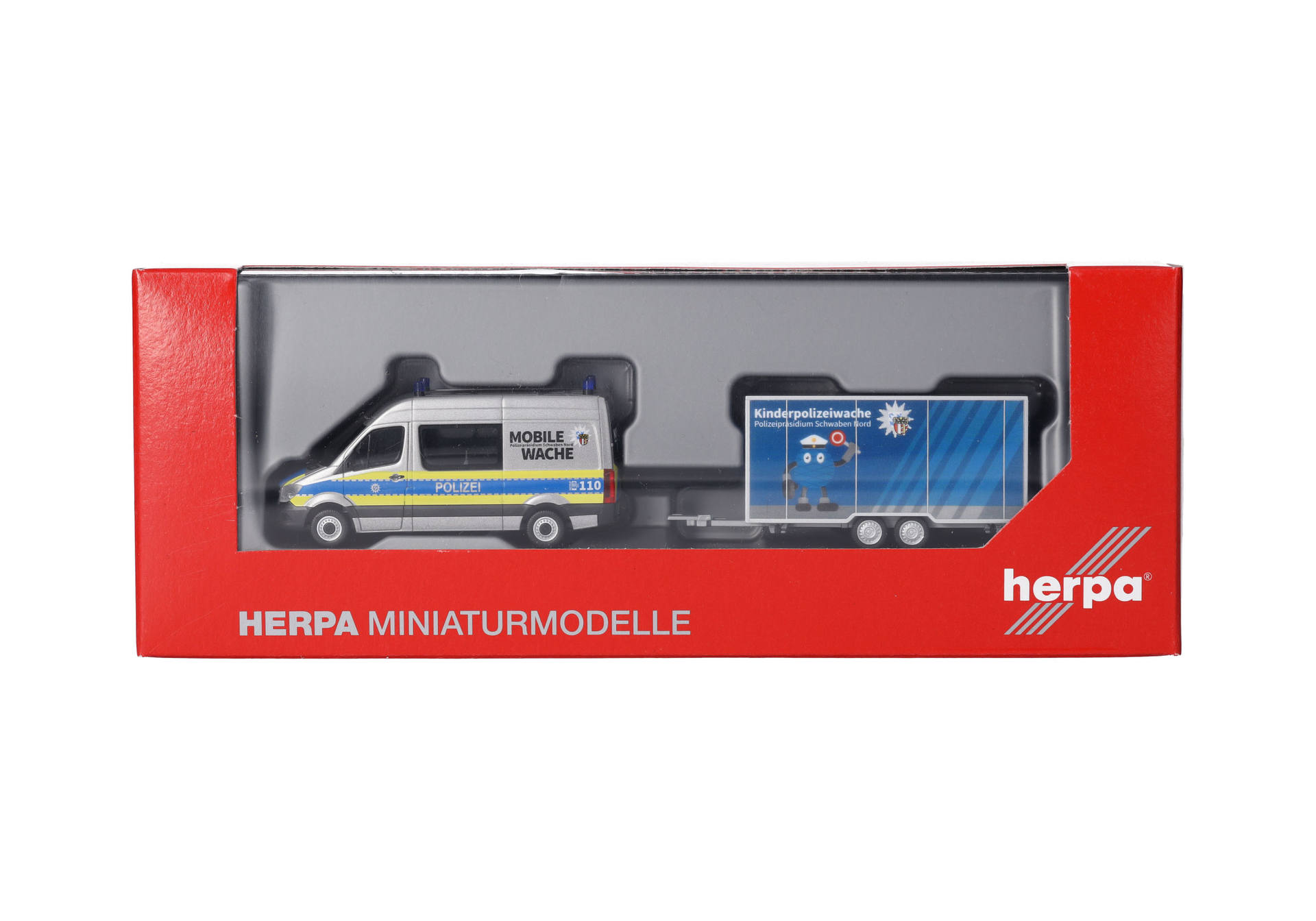 Mercedes-Benz Sprinter '13 half bus with trailer "Police Bavaria / Schwabia North"