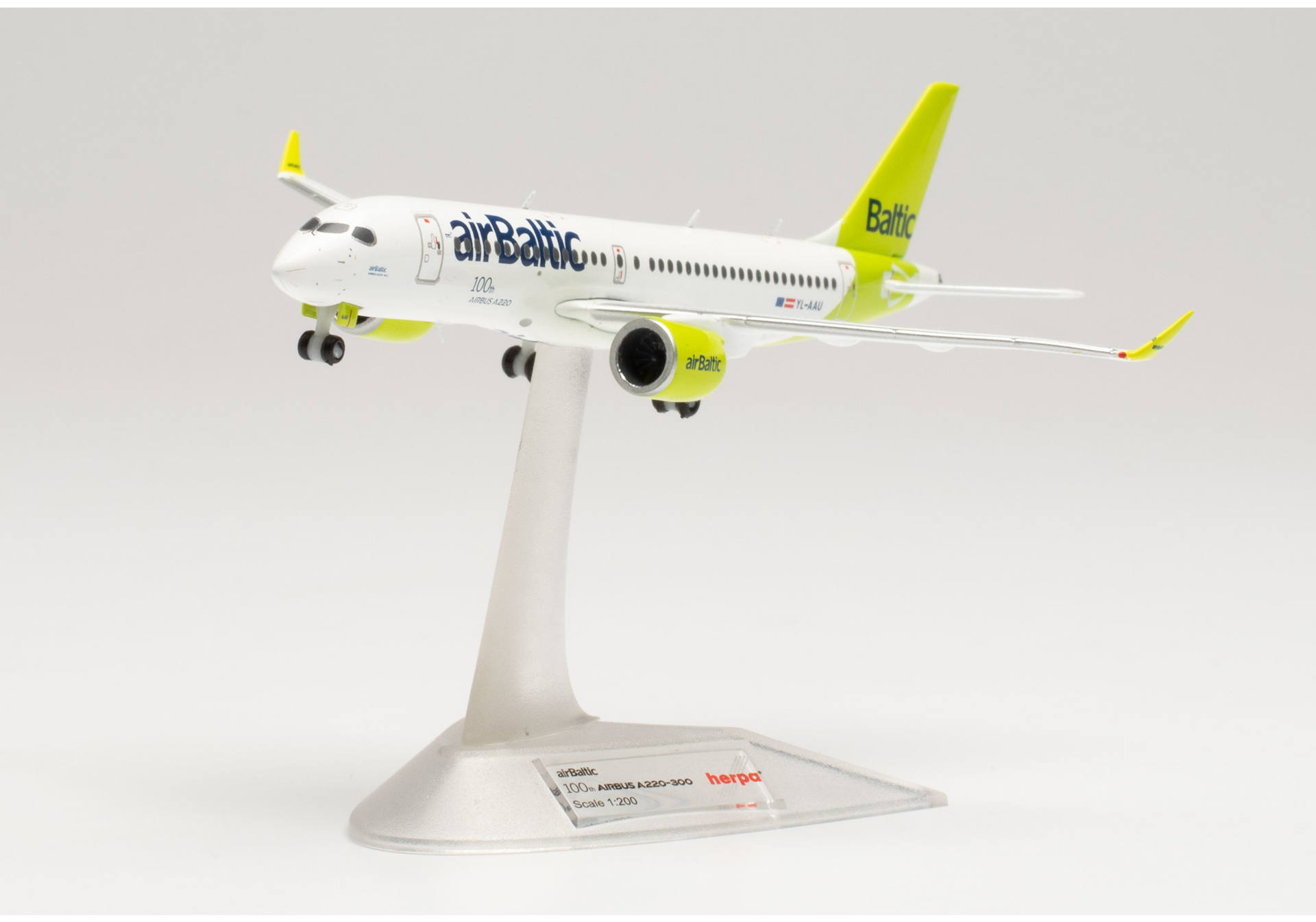 airBaltic Airbus A220-300 - new livery “100th A220” – YL-AAU