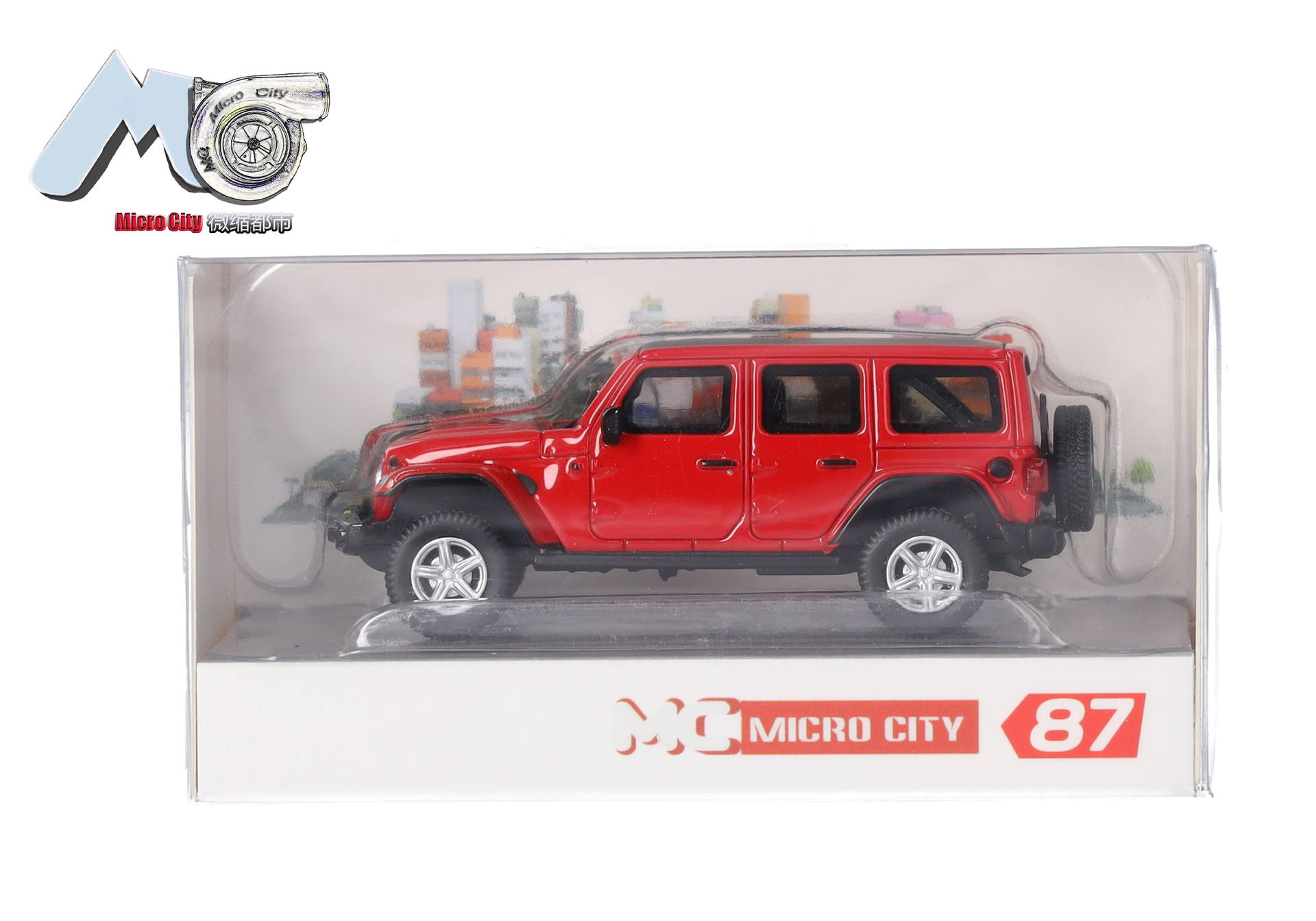 MicroCity: Jeep Wrangler, rot (ab 2017) MicroCity: Jeep Wrangler, rot (ab 2017)