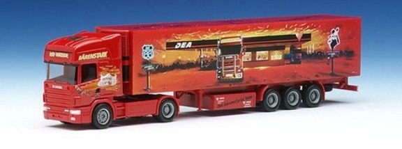 Scania 144 TL cold suitcase saddle train 2A/3A