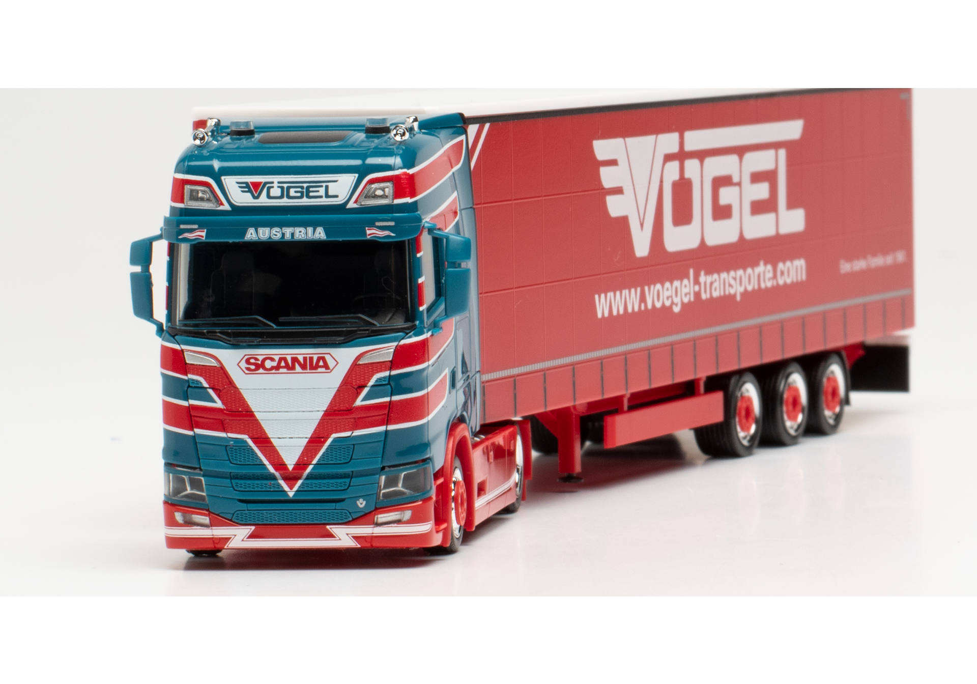Scania CS 20 HD Lowliner-Sattelzug "Vögel"