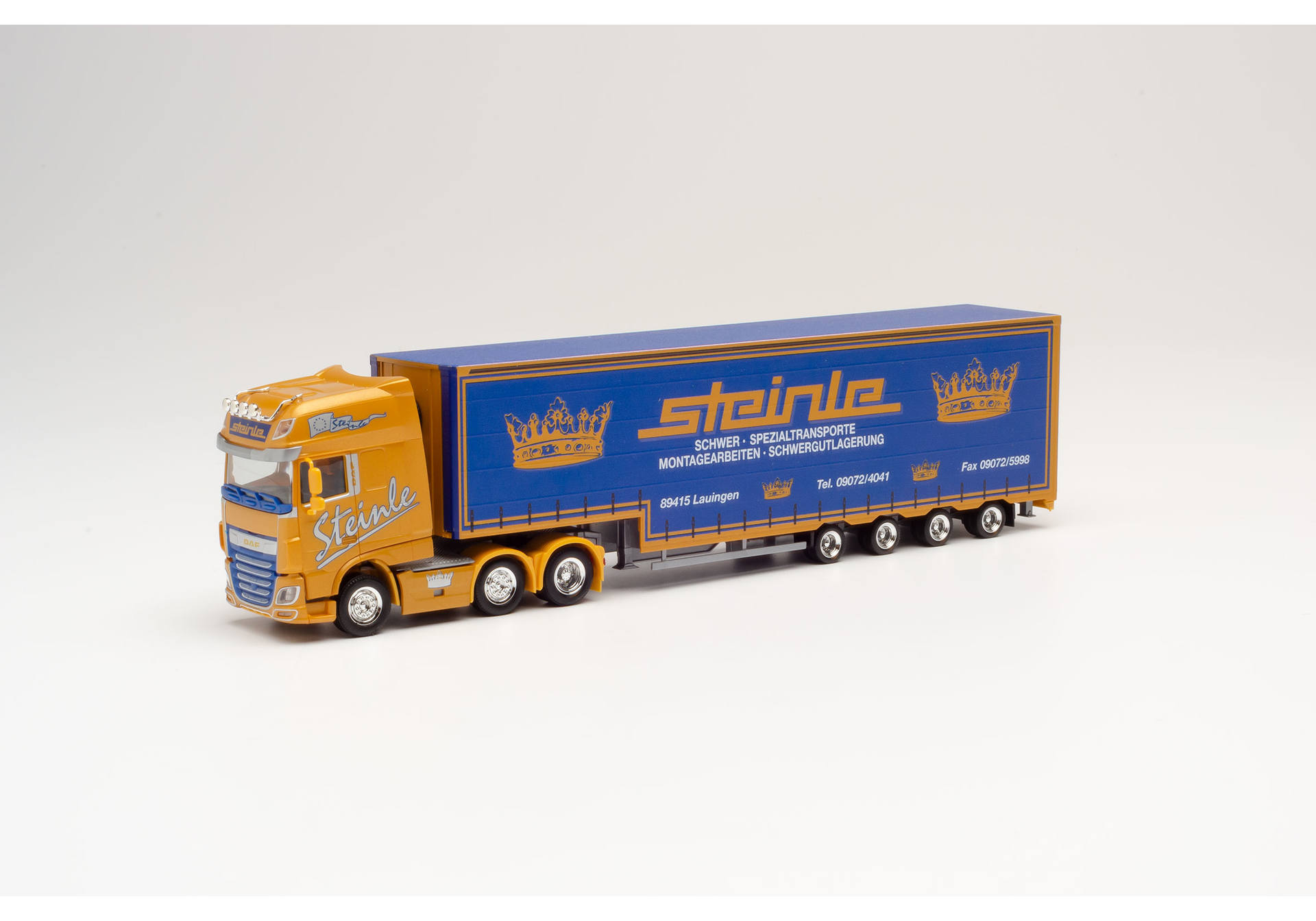 DAF XF SSC 6x2 Volumen-Sattelzug "Steinle"