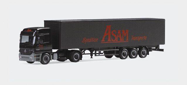 Mercedes-Benz Actros L Gardinenplanen-Sattelzug "ASAM"