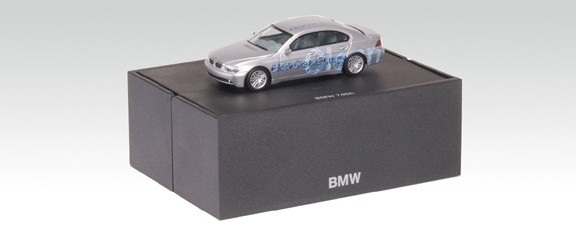 BMW 745 h in special box