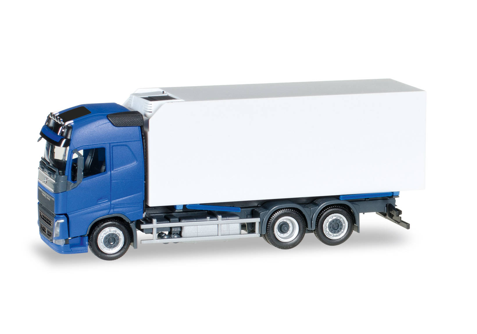 Volvo FH Gl. Kühlkoffer-LKW, blau/weiß