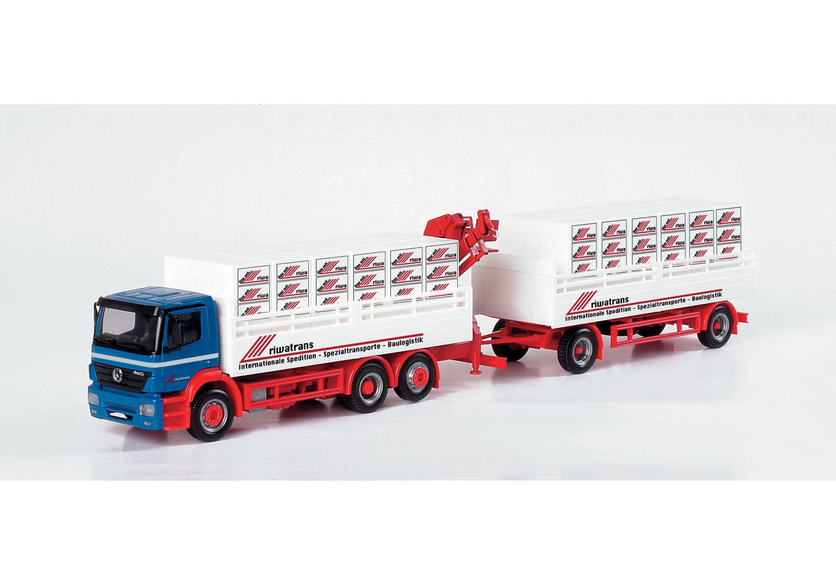 Mercedes-Benz Axor pick-up trailer "Riwatrans"