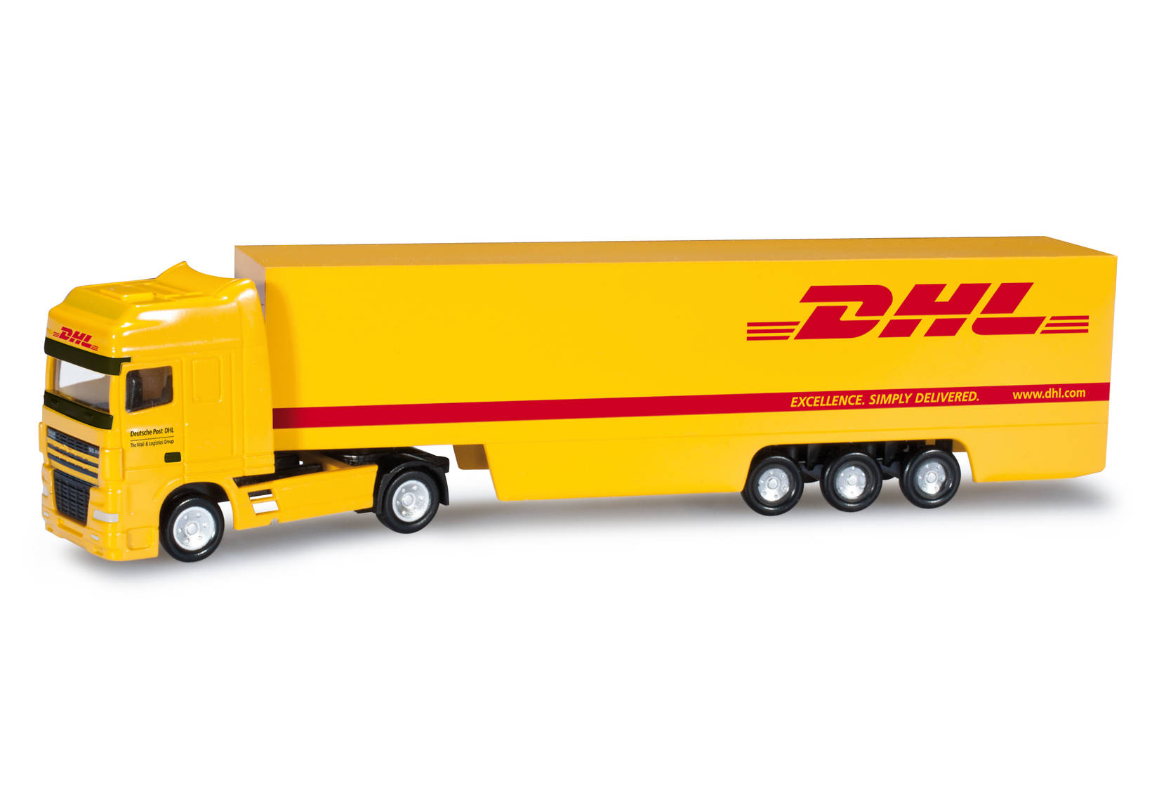 DAF XF box semitrailer „DHL“