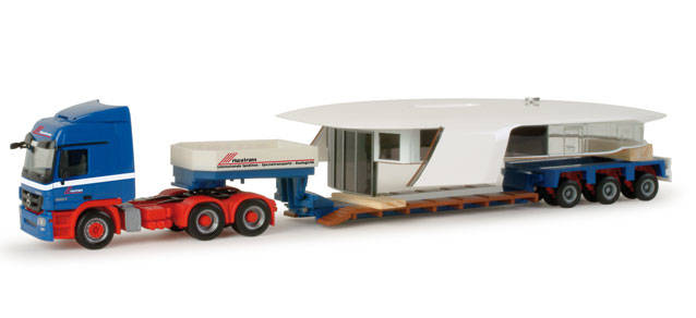 Mercedes-Benz Actros L Tieflade-Sattelzug mit Catwalk Oberdeck "Riwatrans"