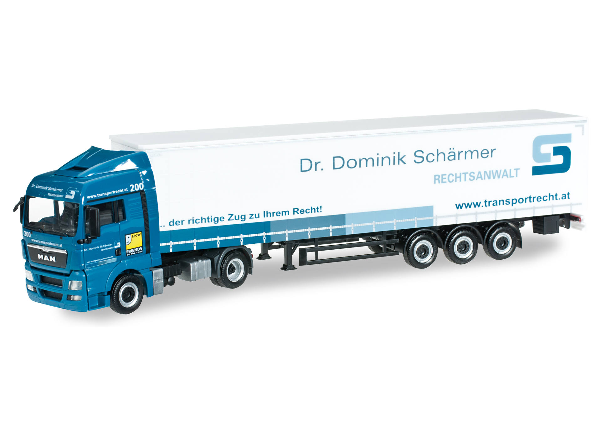 MAN TGX XLX curtain canvas semitrailer "Petschl"