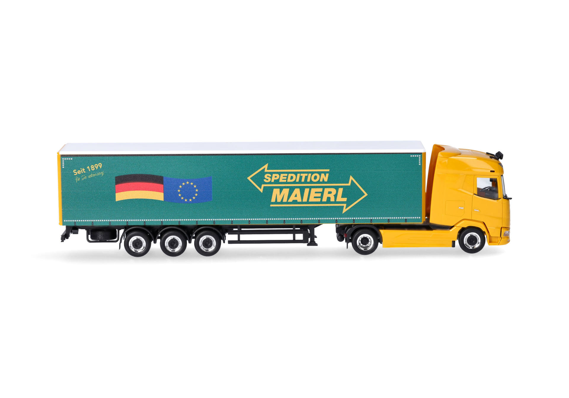 DAF XG curtain canvas semitrailer truck „Spedition Maierl GmbH”