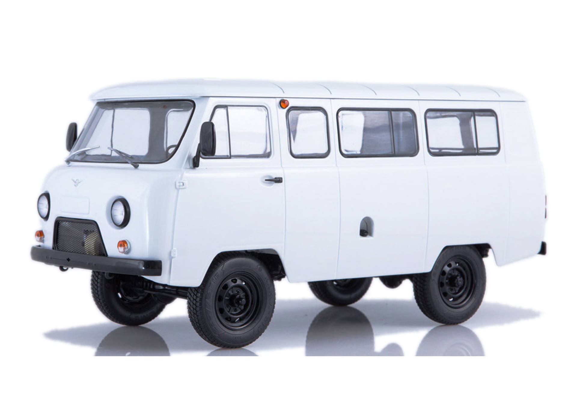 UAZ-2206 bus, white