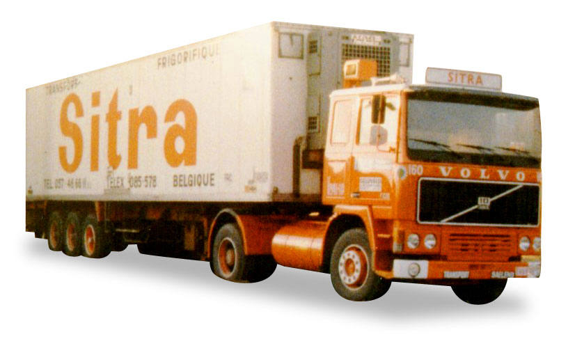 Volvo F 10 refrigerated semitrailer "Sitra"