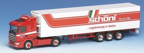 Scania 124 HL cold suitcase saddle train 2A/3A