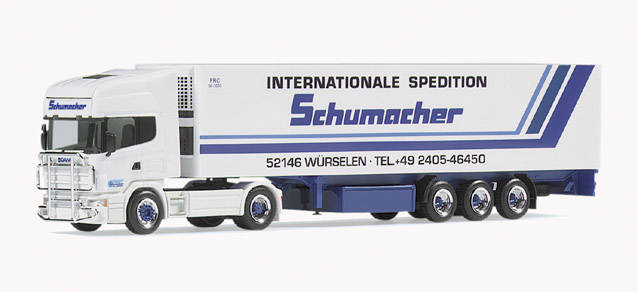 Scania TL Kühlkoffer-Sattelzug "Schumacher"