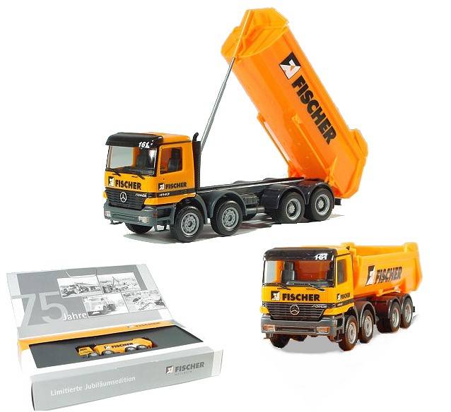 Mercedes-Benz Actros M dump truck "75 years Fischer"