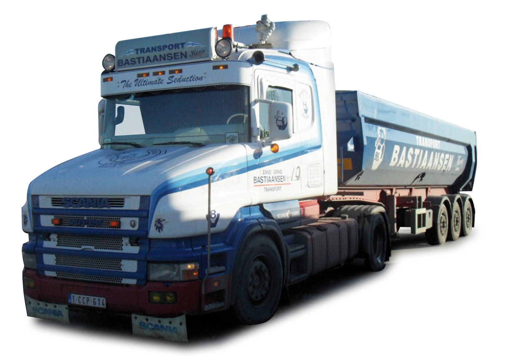 Scania Hauber dump semitrailer "Bastiaansen"