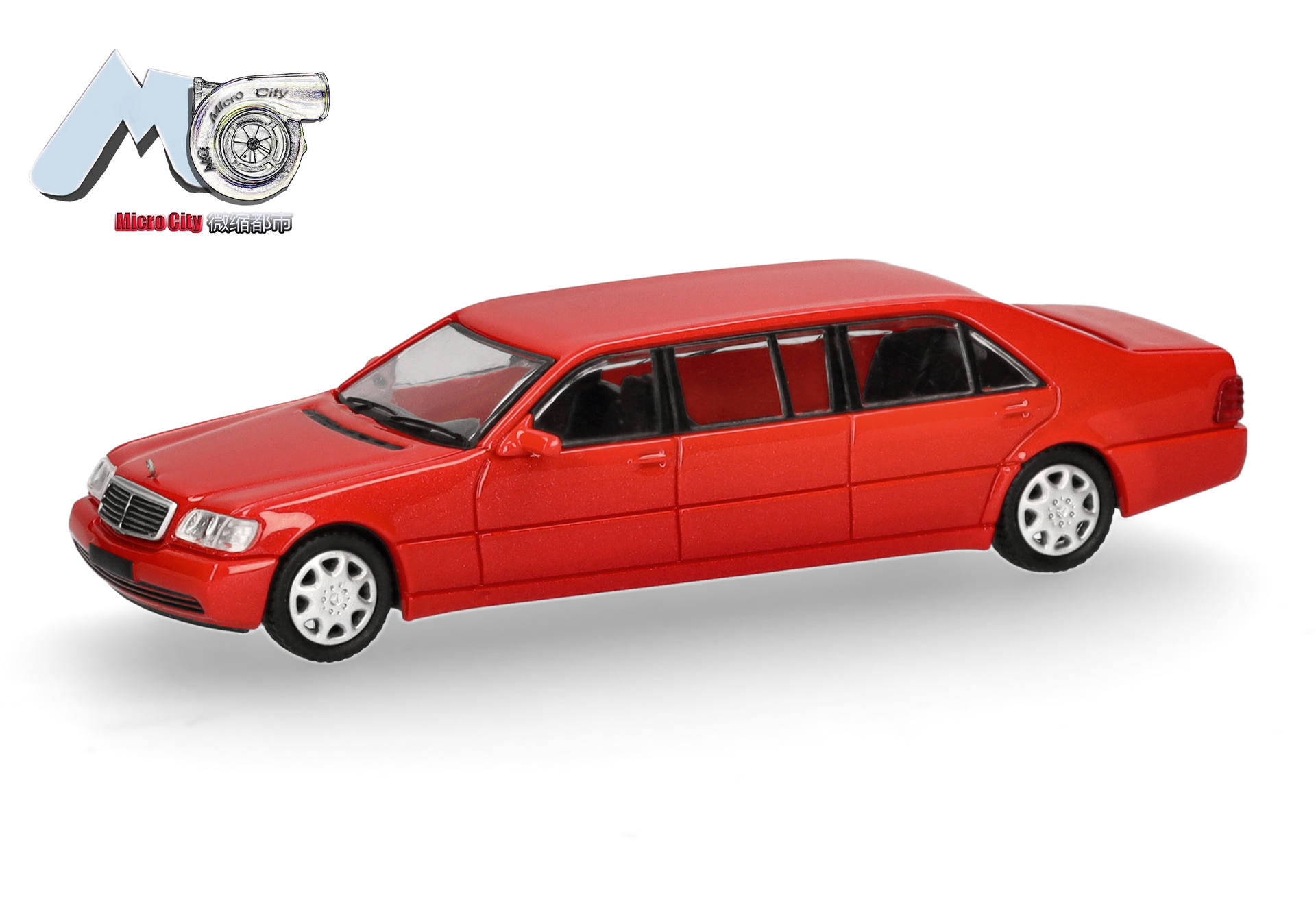 MicroCity: Mercedes-Benz S600 Pullmann, red
