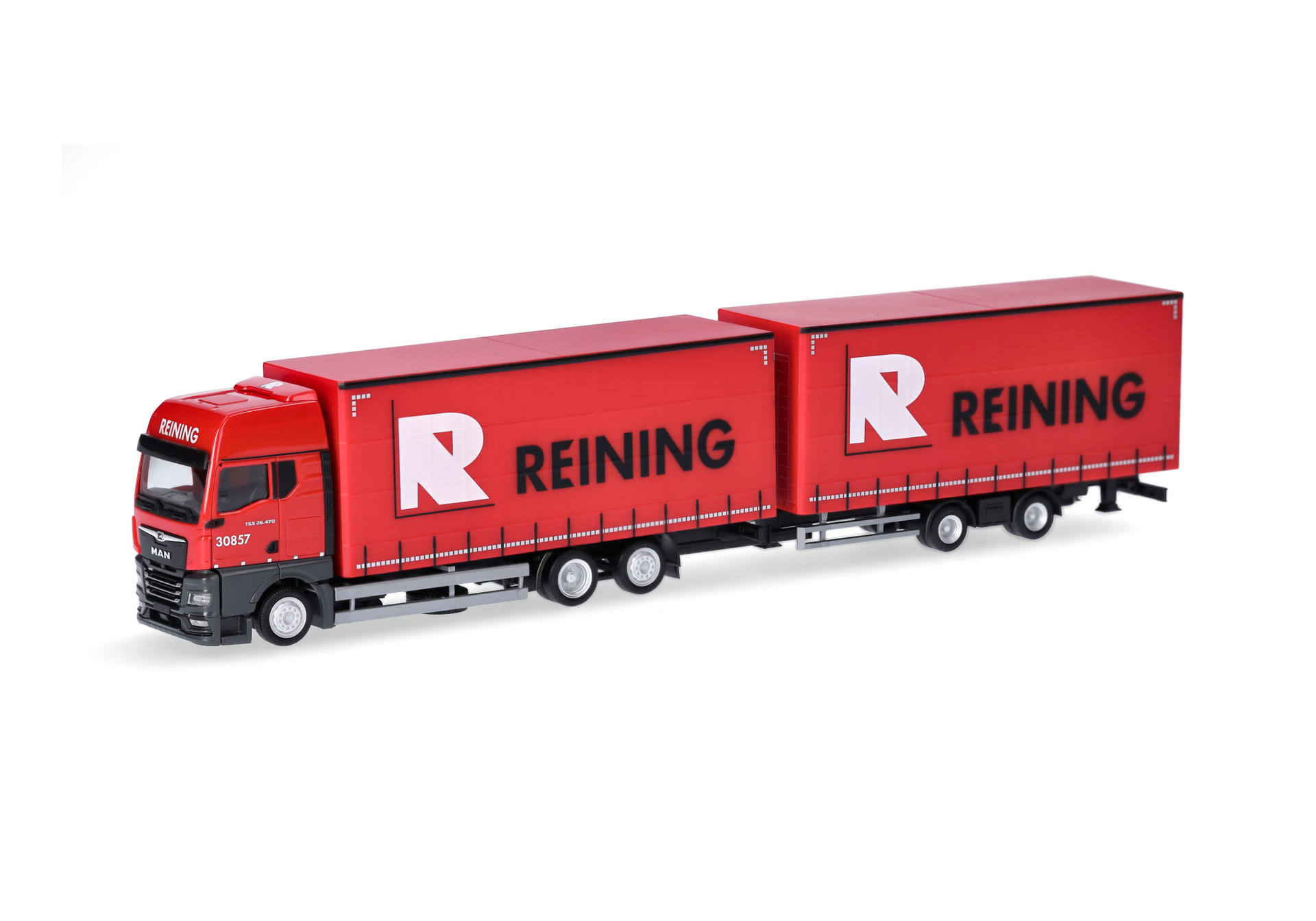 MAN TGX GX volume curtain canvas trailer truck "Reining" (Netherlands)