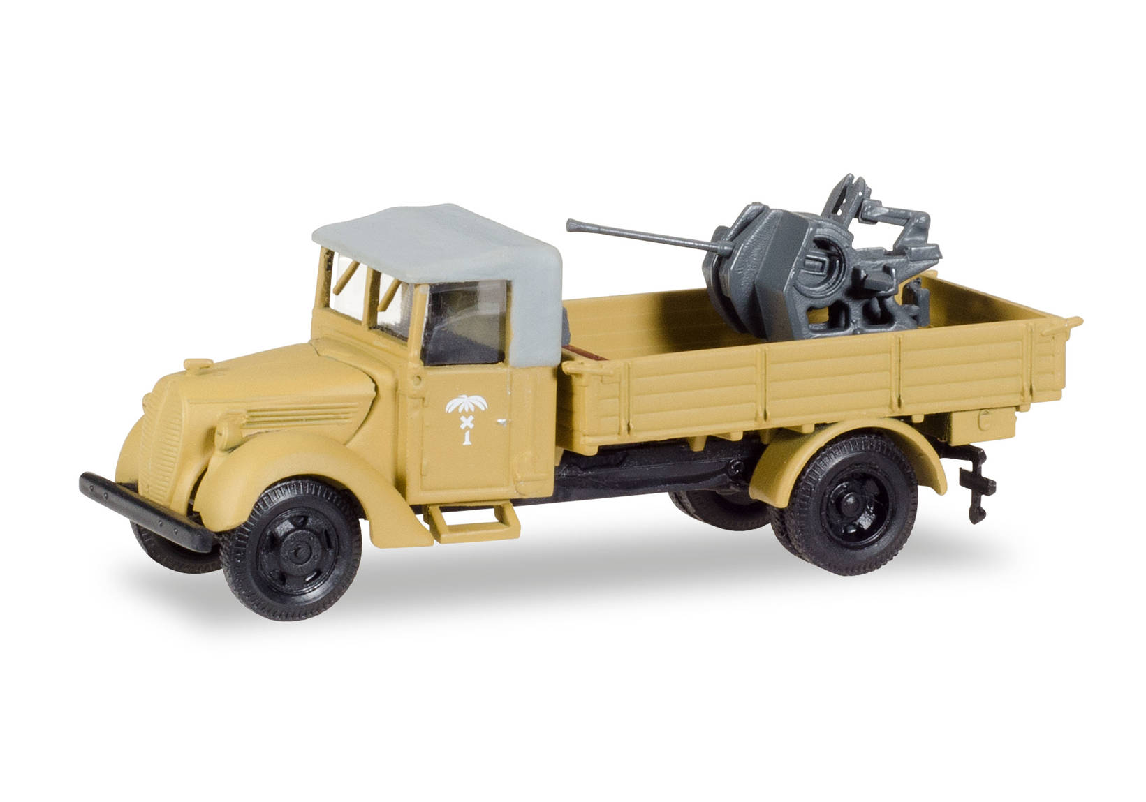 Ford 997 T Fahrerhaus mit Plane und 37mm Flak "Deutsche Afrikakorps von Rommel"