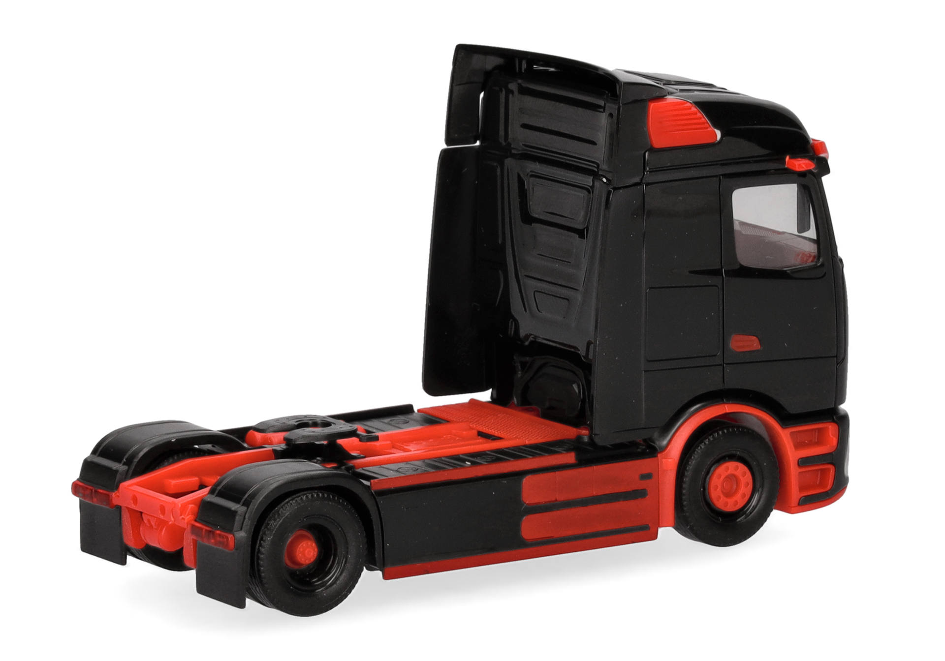 Mercedes-Benz eActros 600 Procabin rigid tractor 2axles, black/red