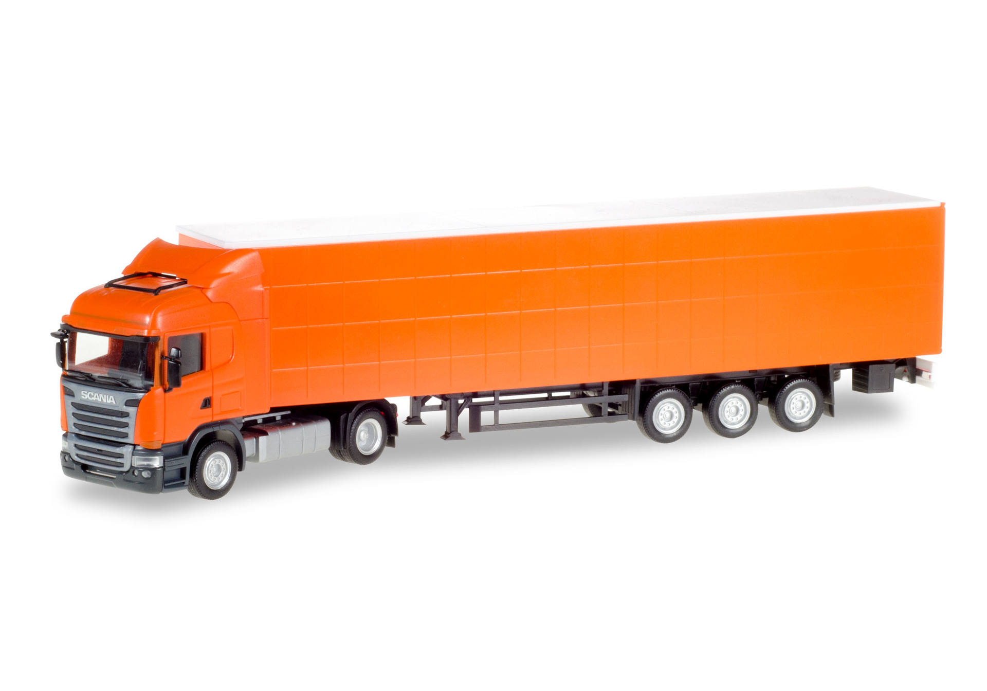 Herpa Scania R Highline Curtain Canvas Semitrailer Unprinted