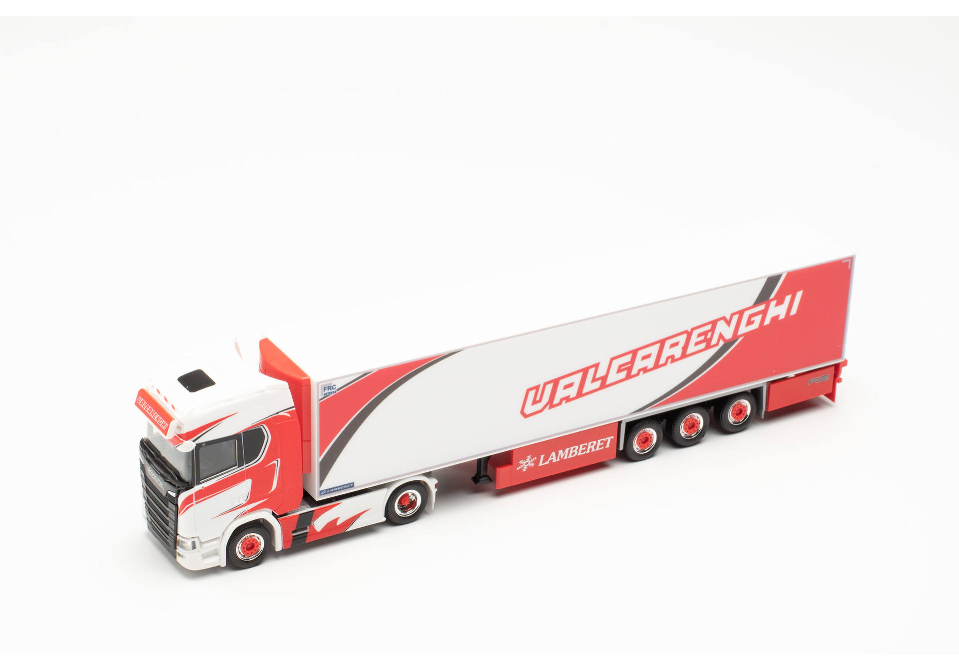 Scania CS 20 high roof refrigerated box semitrailer „Valcarenghi"