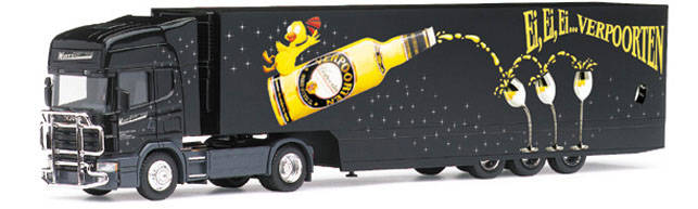 Scania 144 TL Kühlkoffer-Sattelzug 2a/3a