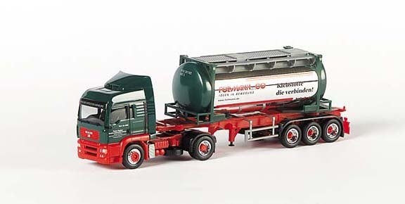 Man TGA container saddle train