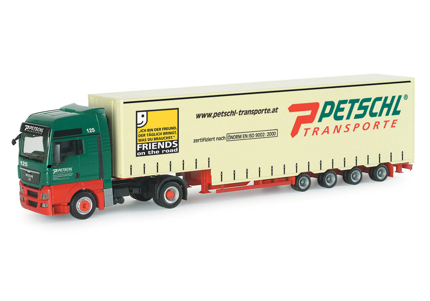 MAN TGX XXL bulk volume semitrailer "Petschl" (A)