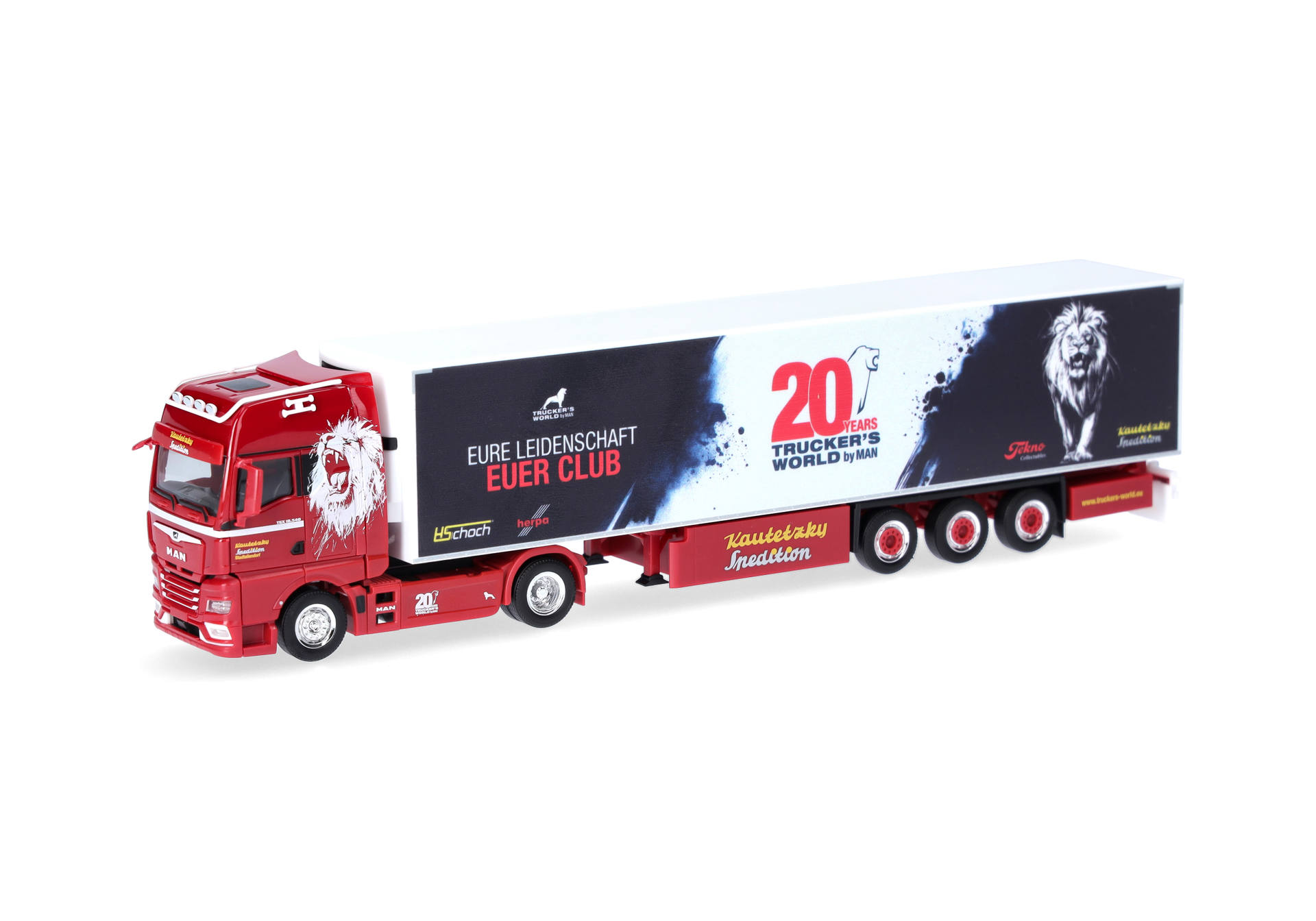 MAN TGX GX Kühlkoffer-Sattelzug "Kautetzky/20 Jahre Truckers World"