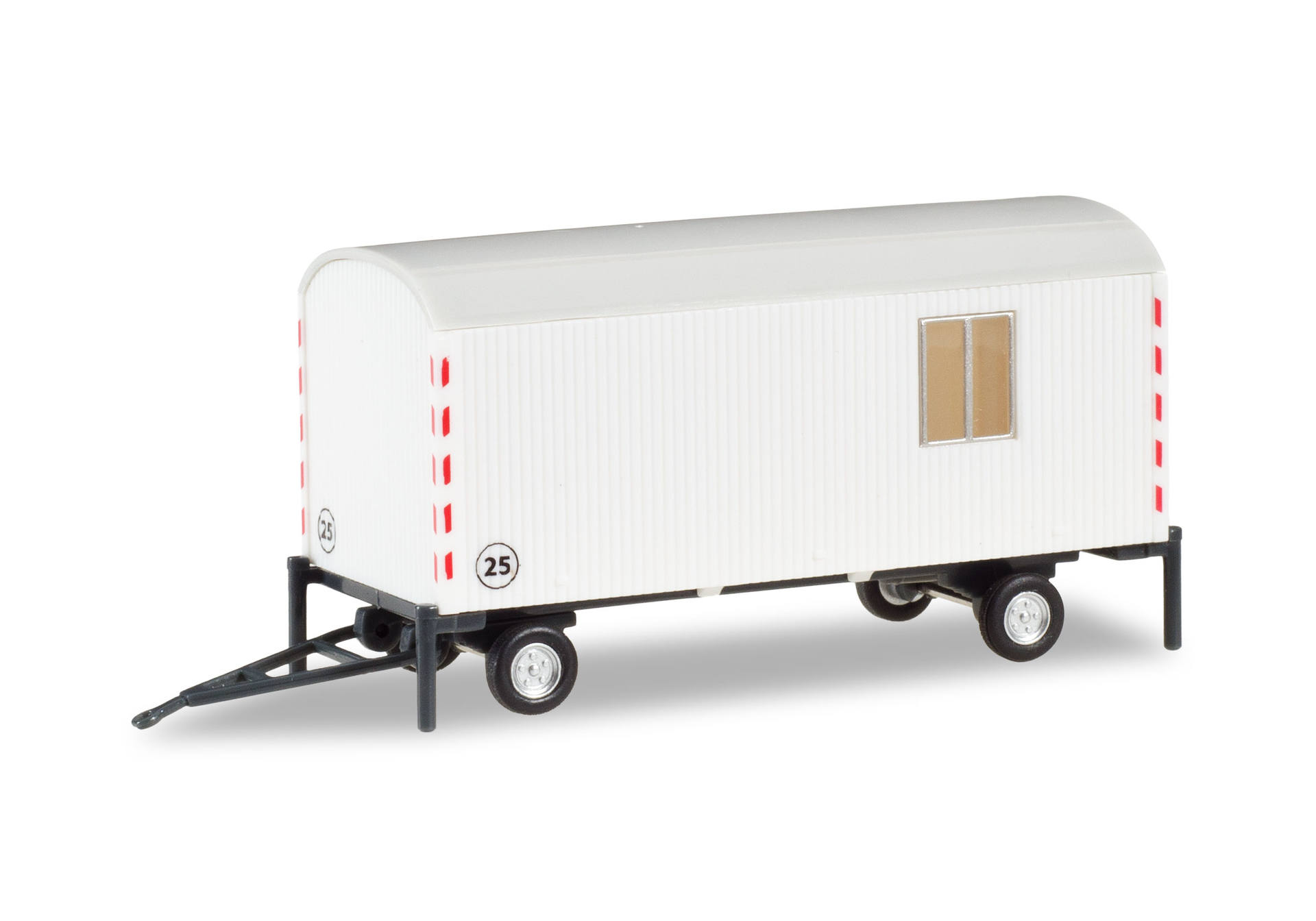 Construction trailer 2axles, white