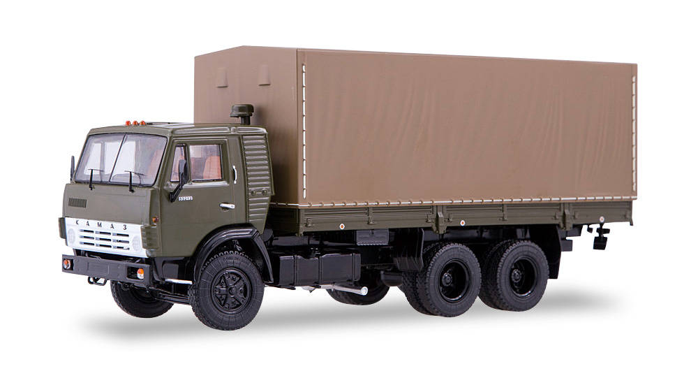 SSM: KAMAZ-53212 truck with canvas