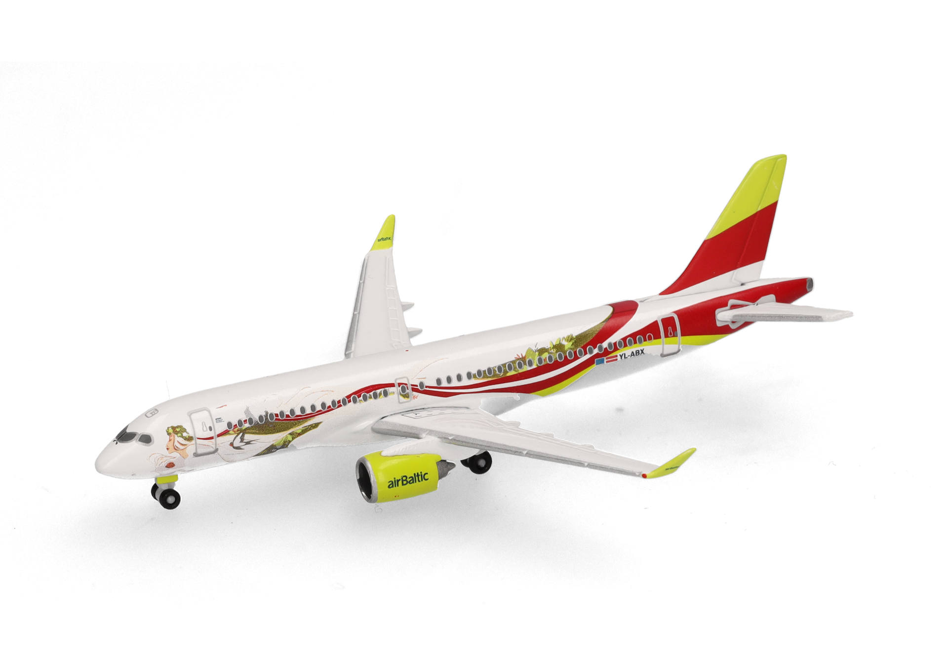 airBaltic Airbus A220-300 "50th A220" - YL-ABX