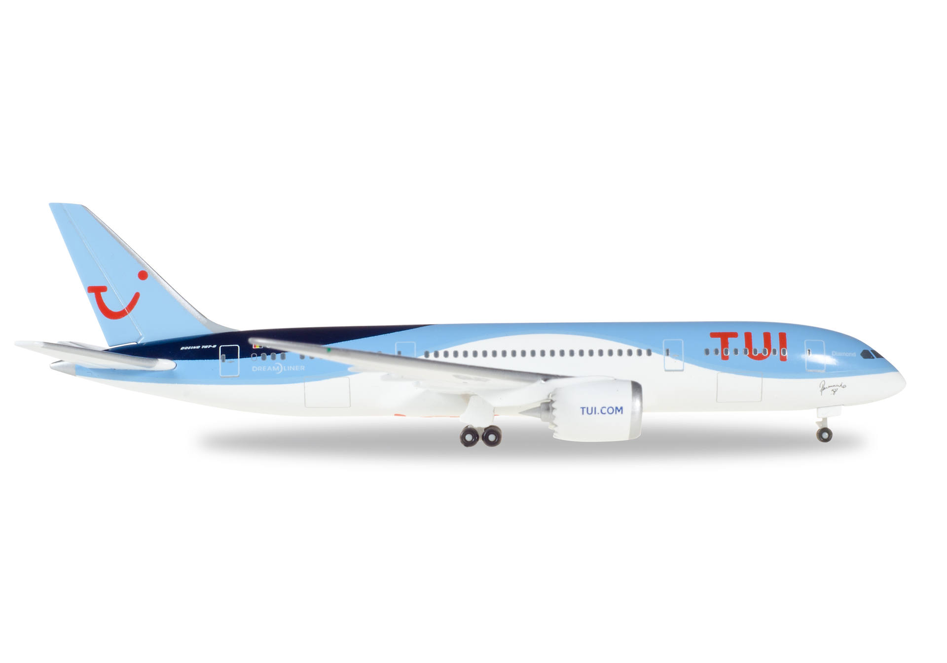TUi Airlines Belgium (Jetairfly) Boeing 787-8 Dreamliner OO-JDL "Diamond"