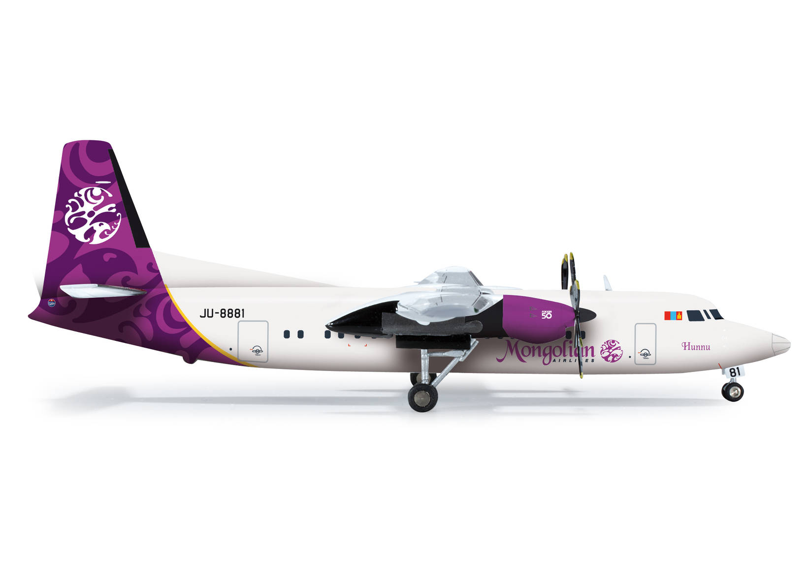 Mongolian Airlines Fokker 50