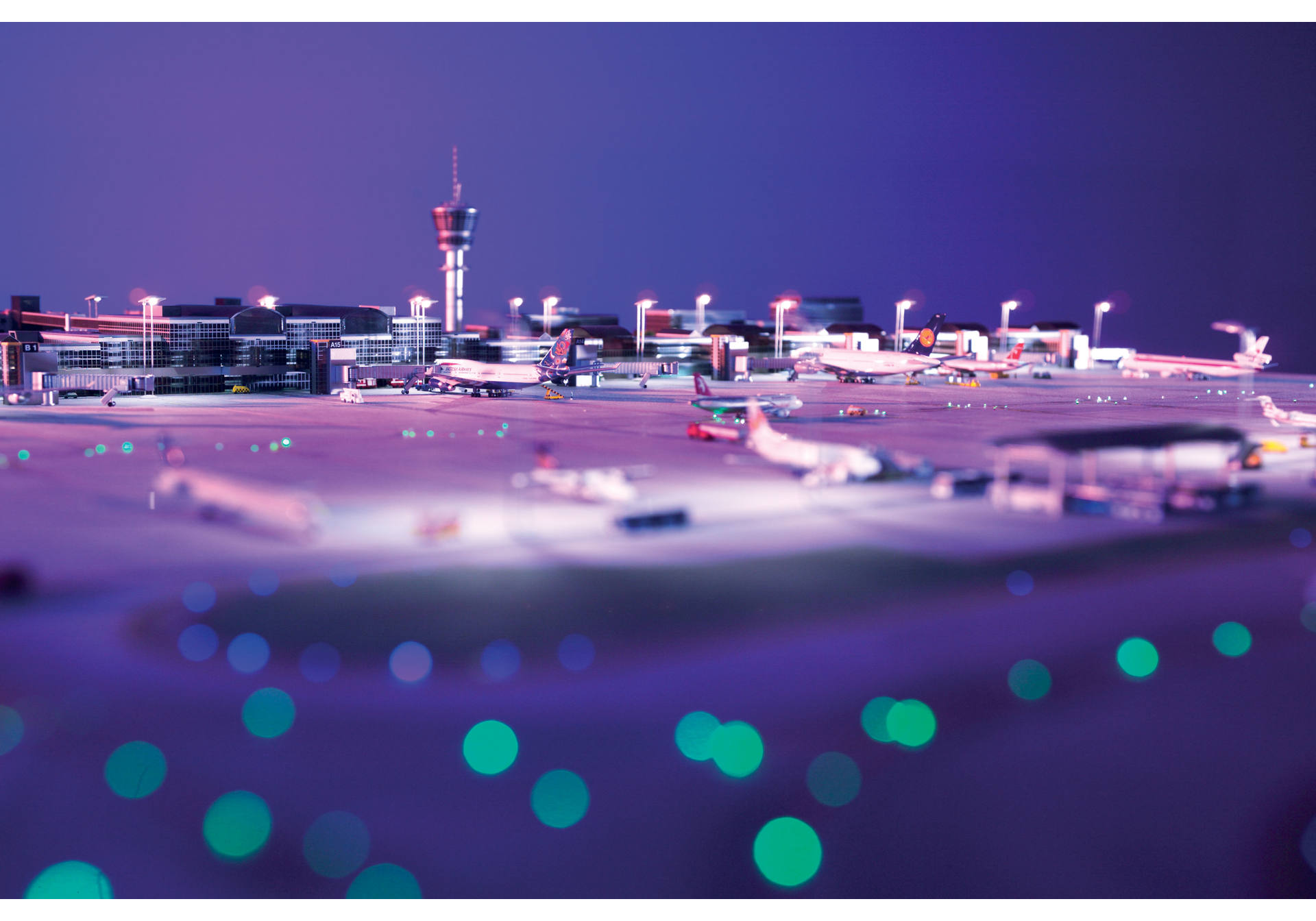 Lichtsystem Flughafen- und Straßenbeleuchtung