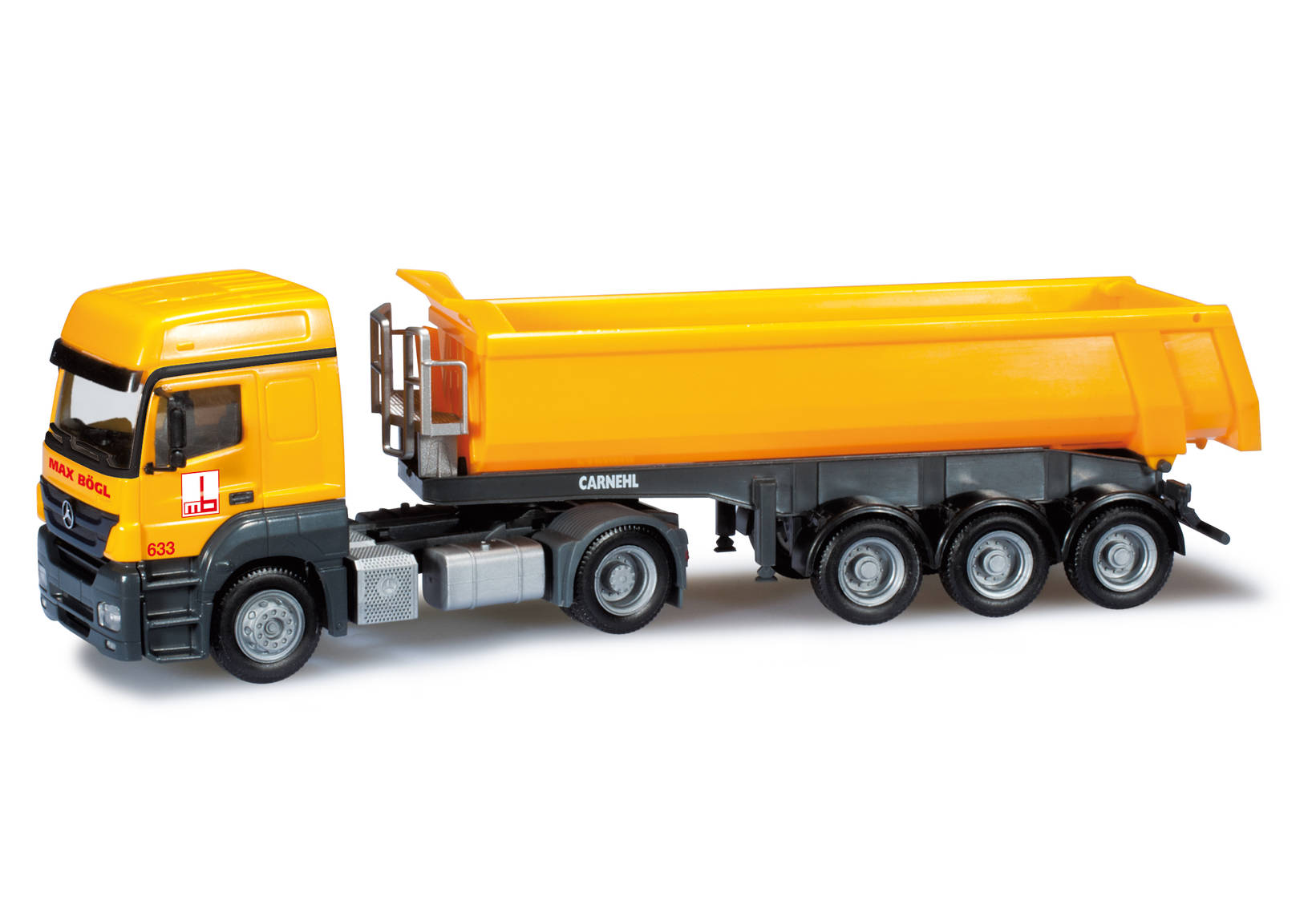 Mercedes-Benz Axor dump semitrailer "Bögl"