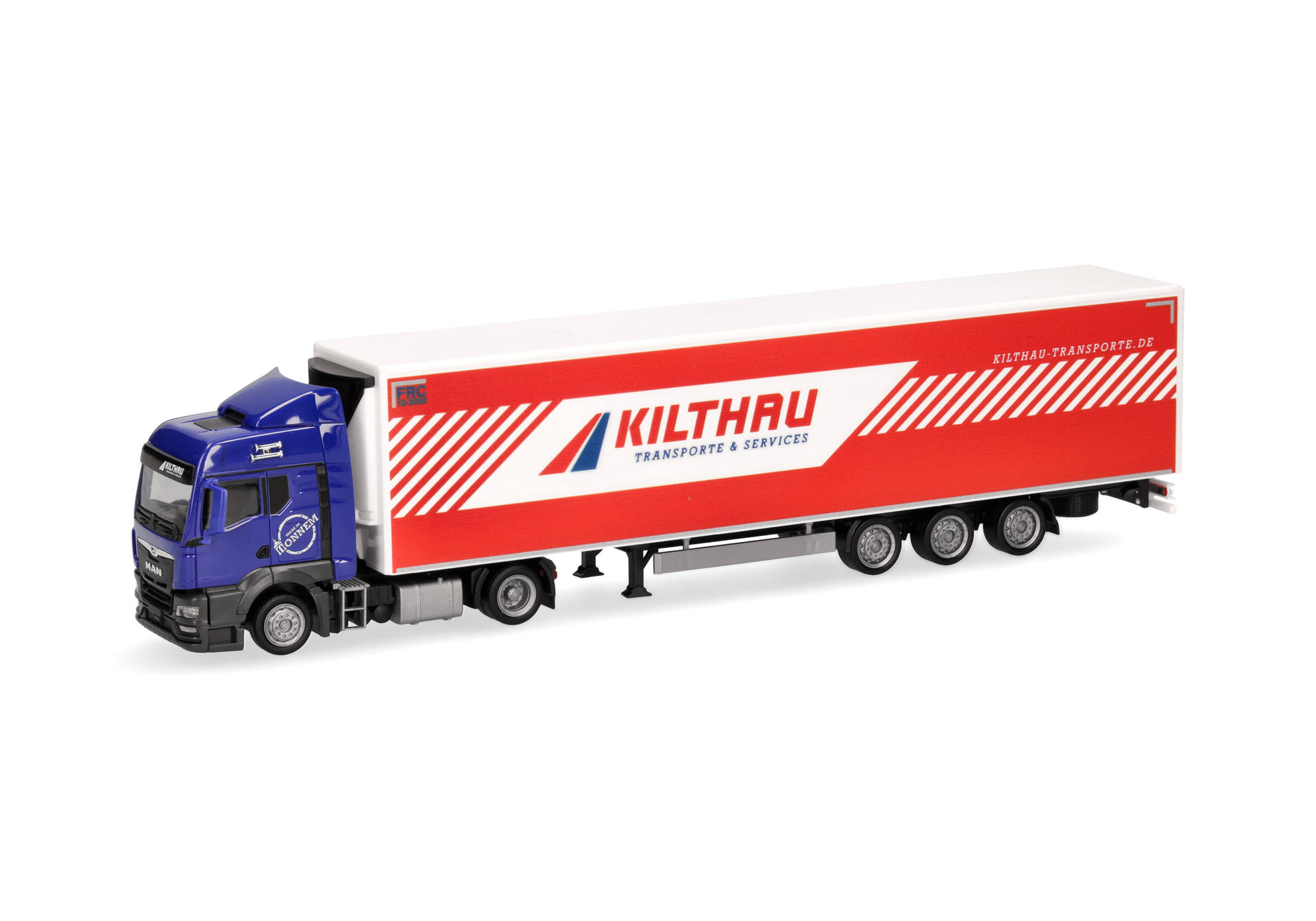MAN TGS TM volume refrigerated box semitrailer "Kilthau Transporte & Service"