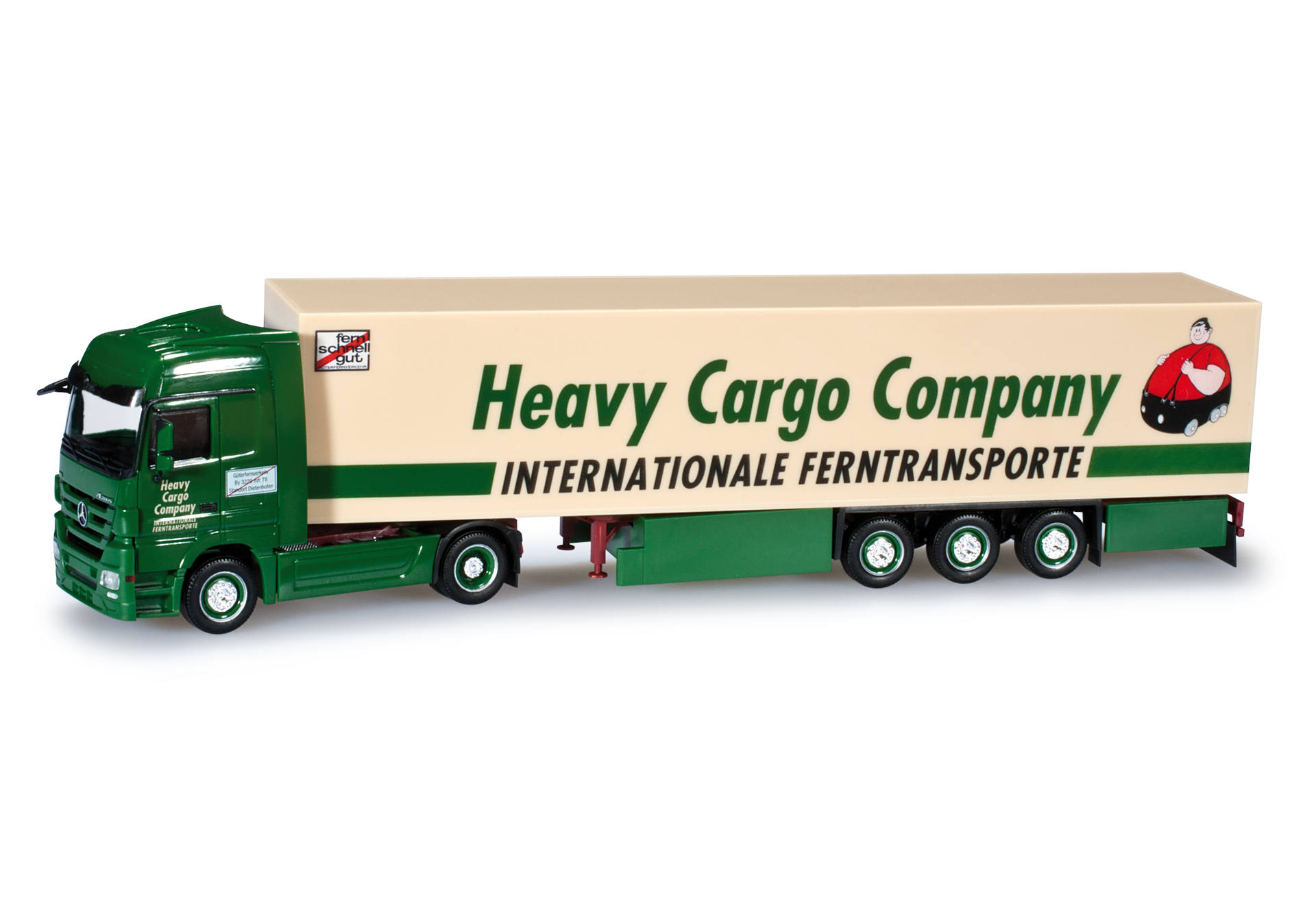 Mercedes-Benz Actros LH Koffer-Sattelzug "Heavy Cargo Company"