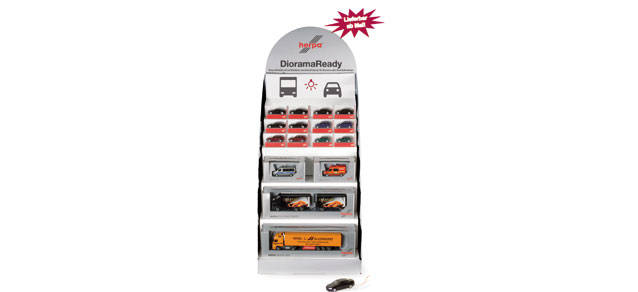 Display DioramaReady with 20 models, including connecting box (EU)