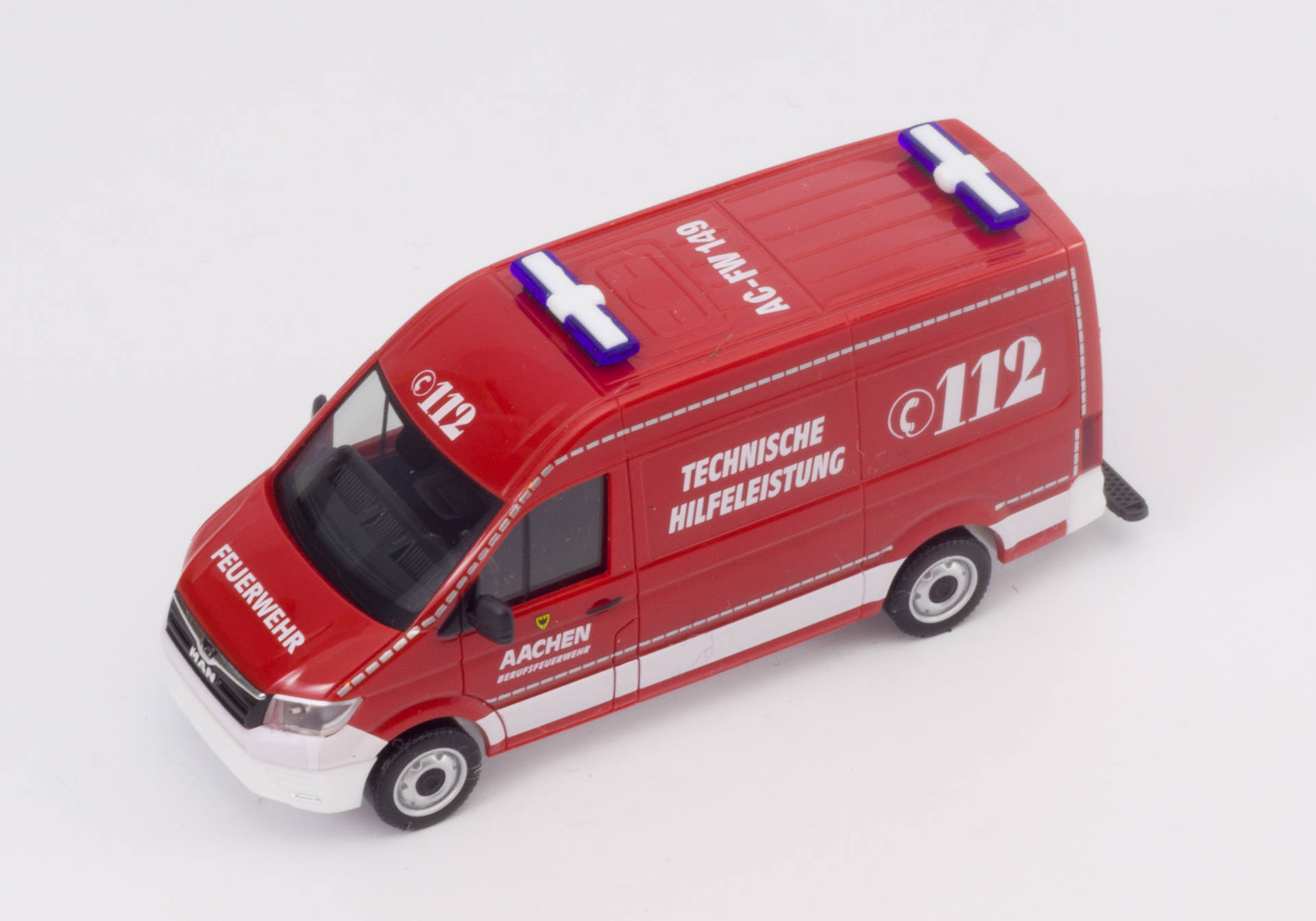 MAN TGE box truck "Feuerwehr Aachen / TechnischeHilfeleistung“