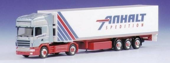 Scania 144 TL cold suitcase saddle train 2A/3A