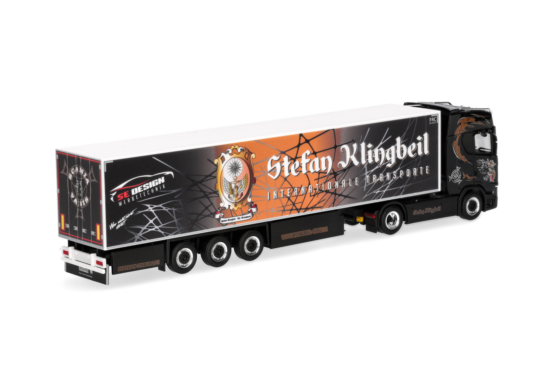 model truck, decorative trailer, graphic trailer, semi truck, trailer art