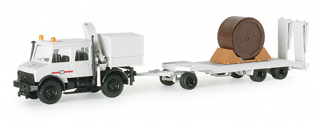 Unimog 1700+Tieflader DB