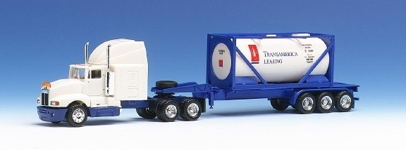 Kenworth T 600 tank container saddle train 3A/3A