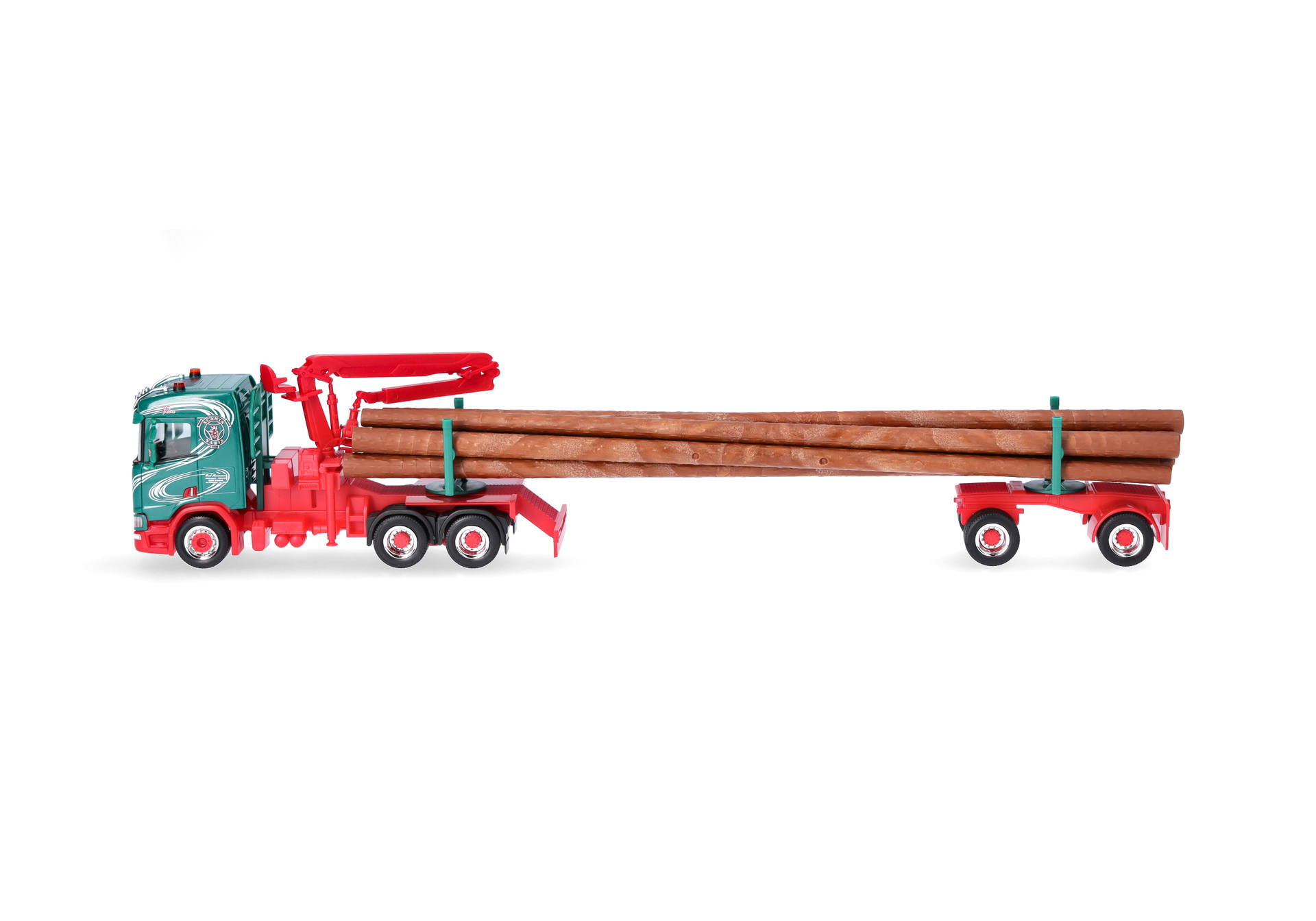 Scania CR 20 low roof wood transporter "Hammann"