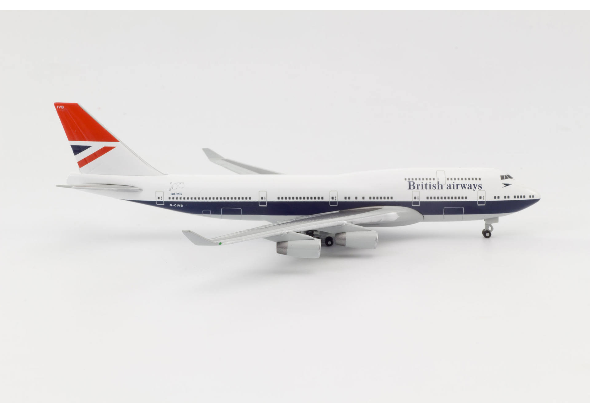 British Airways Boeing 747-400 "100th" Negus Design