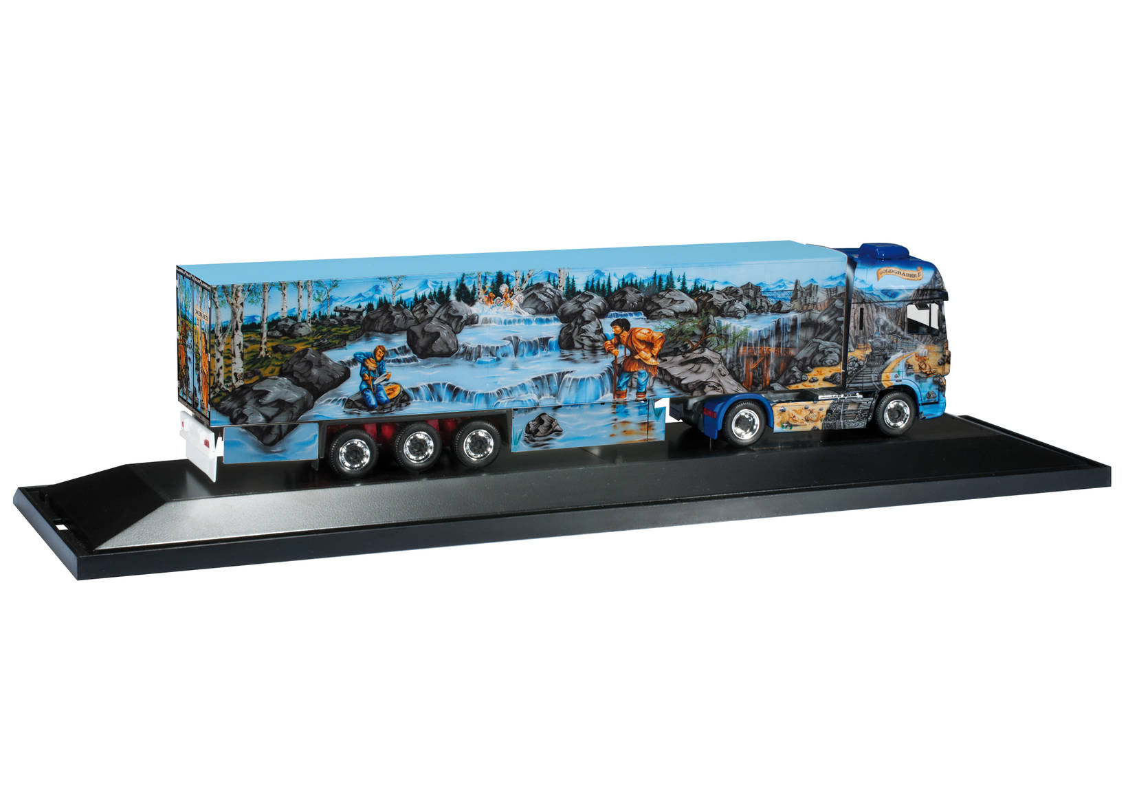 DAF XF 105 SSC Kühlkoffer-Sattelzug "Goldgräber II"