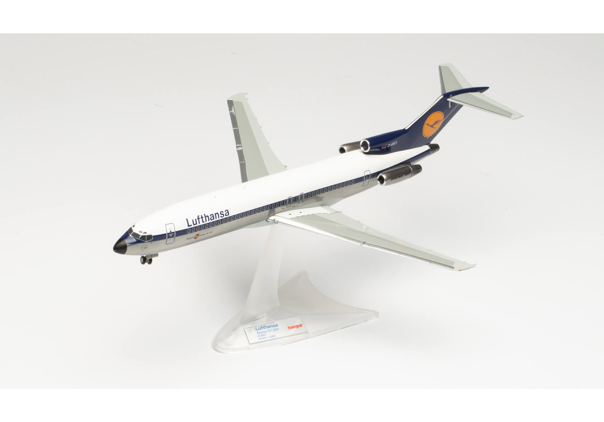 Lufthansa Boeing 727-200 - 50th Anniversary of 727-200 introduction at Lufthansa – D-ABCI “Karlsruhe“