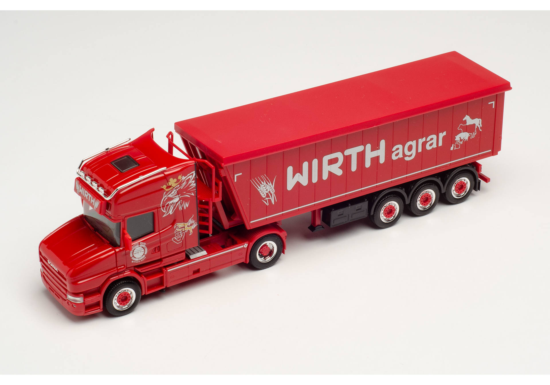 Scania conventional TL semitrailer„Wirth Agrar“